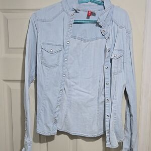 Light Blue Button-Up Shirt